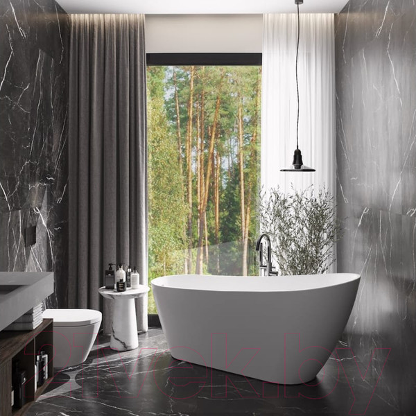 Изображение товара Ванна акриловая Teymi Solli 170x74x75 / T130106 (белый матовый)