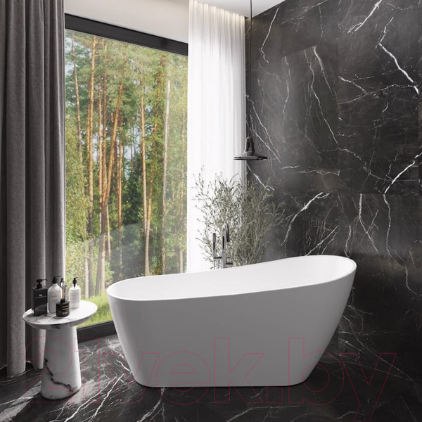 Изображение товара Ванна акриловая Teymi Solli 170x74x75 / T130106 (белый матовый)