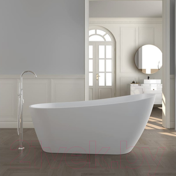 Изображение товара Ванна акриловая Teymi Solli 170x74x75 / T130106 (белый матовый)