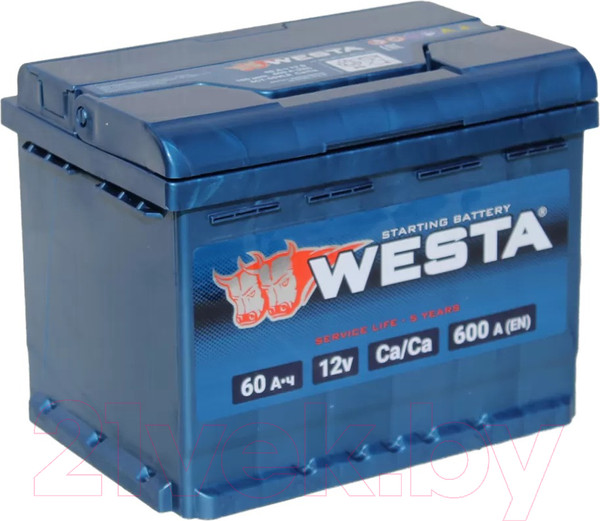 Изображение товара Автомобильный аккумулятор Westa 6СТ-60 VLR Euro П240094 (60 А/ч)