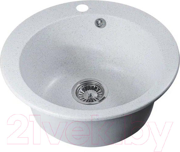 Изображение товара Мойка кухонная Marblan Orbi (серый,с сифоном)