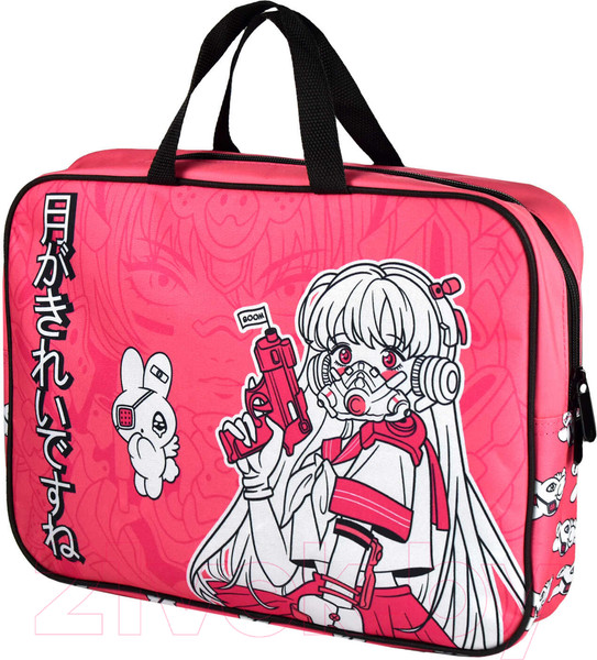 Изображение товара Папка-портфель Феникс+ Розовая девушка / 66289