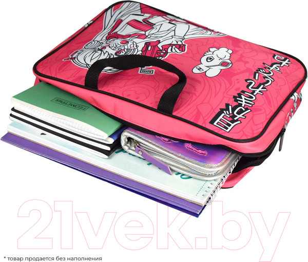 Изображение товара Папка-портфель Феникс+ Розовая девушка / 66289