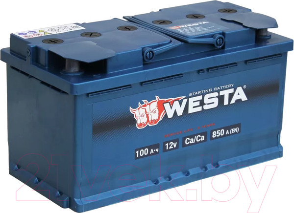 Изображение товара Автомобильный аккумулятор Westa 6СТ-100 VLR Euro П240025 (100 А/ч)