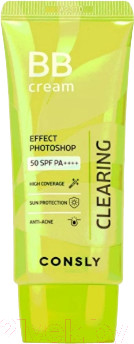 Изображение товара BB-крем Consly Матирующий с эффектом фотошопа SPF50 PA++++ Натуральный бежевый (50мл)