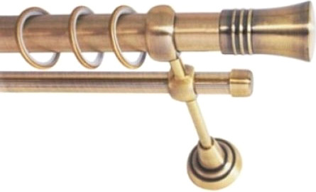 Изображение товара Набор наконечников для карниза Lm Decor YF071 Гиро 25мм (2шт, антик)