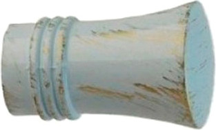 Изображение товара Набор наконечников для карниза Lm Decor YF071 Гиро 25мм (2шт, белое золото)