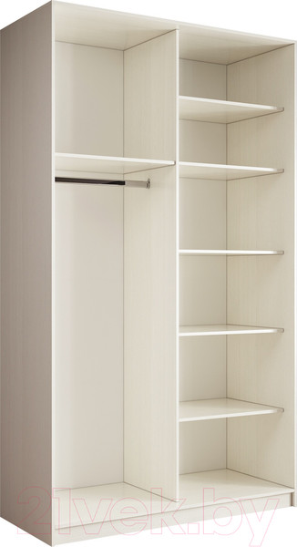 Изображение товара Шкаф-купе Евва 124 BBZ.04 / АЭП ШК.2 03 (бодега/бодега/жемчуг зерно)