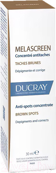 Изображение товара Сыворотка для лица Ducray Melascreen Концентрат против пигментации (30мл)