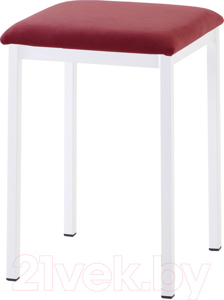 Изображение товара Табурет AMC Comfort 7 Г Т6.8 (ткань красный/белый)