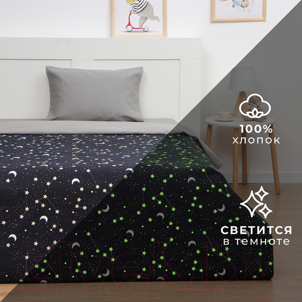Изображение товара Покрывало Этель Звездное небо 1.5сп / 10295621 