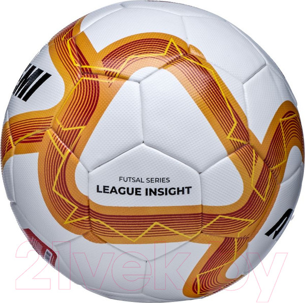 Изображение товара Мяч для футзала Atemi League Insight Futsal Match (размер 4, белый/оранжевый)