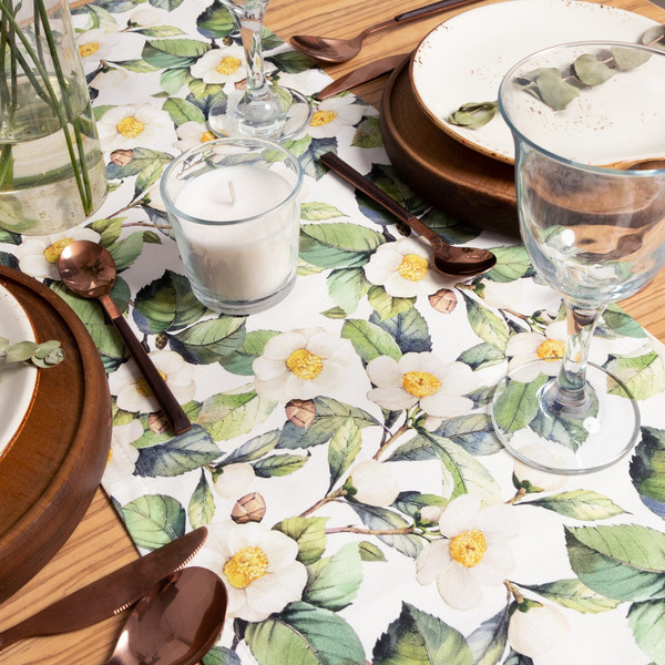 Изображение товара Дорожка на стол Этель Сamellia / 7560435 (30x70)