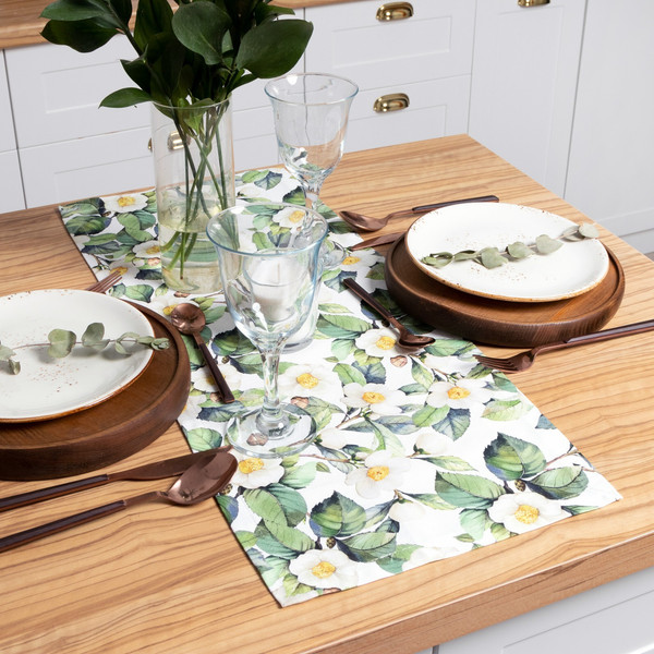 Изображение товара Дорожка на стол Этель Сamellia / 7560435 (30x70)