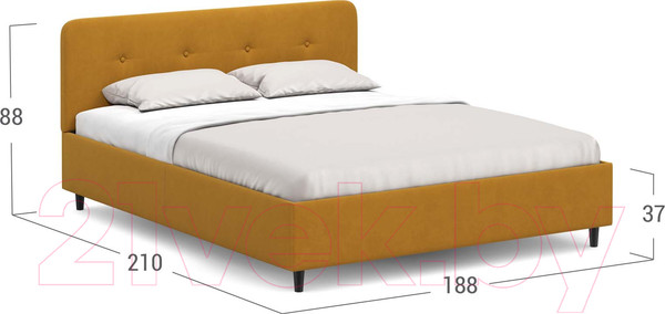 Изображение товара Двуспальная кровать Moon Family 1253 / MF005125