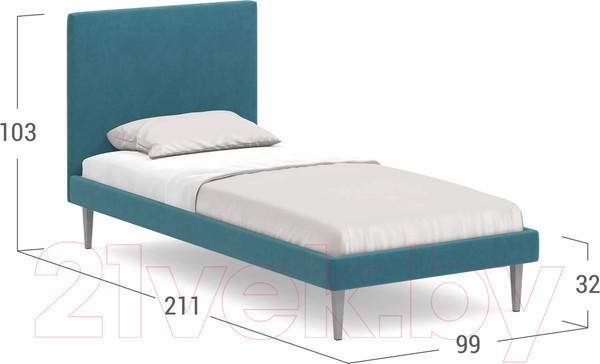 Изображение товара Односпальная кровать Moon Family 1256 / MF007594