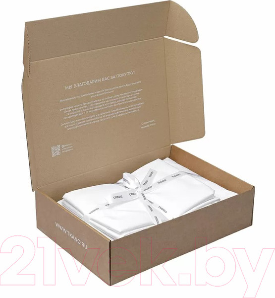 Изображение товара Комплект постельного белья Tkano Essential TK24-DC0006 (белый)