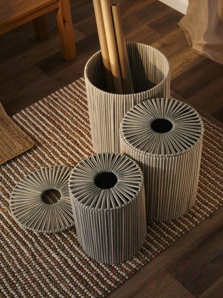 Изображение товара Корзина Tkano Ethnic Dholak Mint / TK24-ST-BA0035 (M)