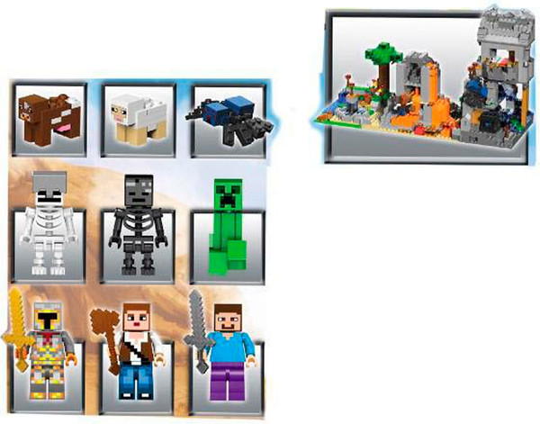 Изображение товара Конструктор Jisi Bricks Мой мир. Крепость 820 / 4409970 (818эл)