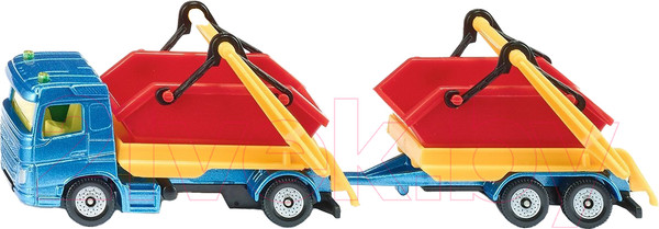 Изображение товара Самосвал игрушечный Siku Грузовик с кузовом и прицепом / 1695