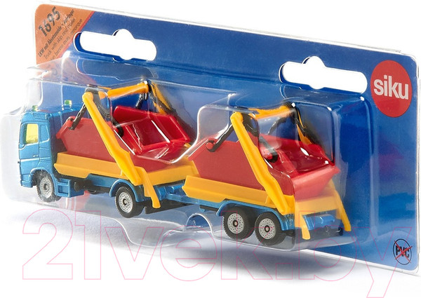 Изображение товара Самосвал игрушечный Siku Грузовик с кузовом и прицепом / 1695