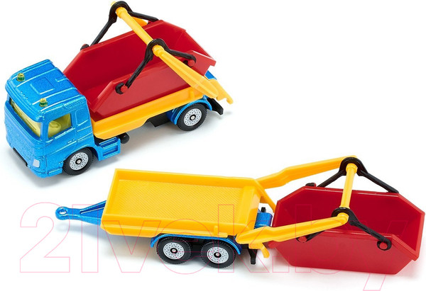 Изображение товара Самосвал игрушечный Siku Грузовик с кузовом и прицепом / 1695