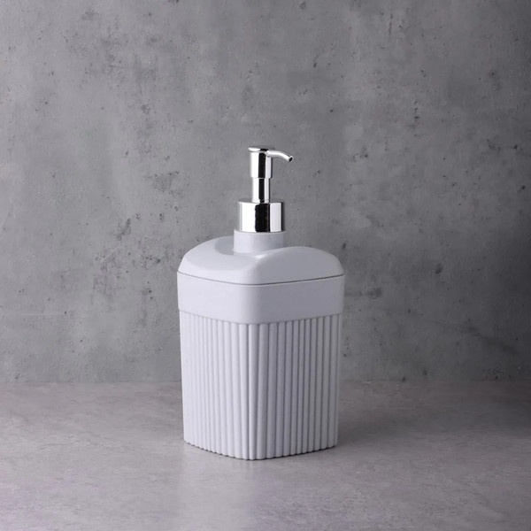 Изображение товара Дозатор для жидкого мыла Бытпласт Velvet / 435220938 (светло-серый флэк)