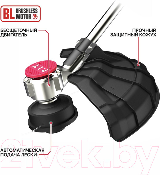 Изображение товара Триммер аккумуляторный P.I.T PTR20H-380A