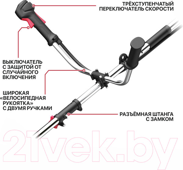 Изображение товара Триммер аккумуляторный P.I.T PTR20H-380A