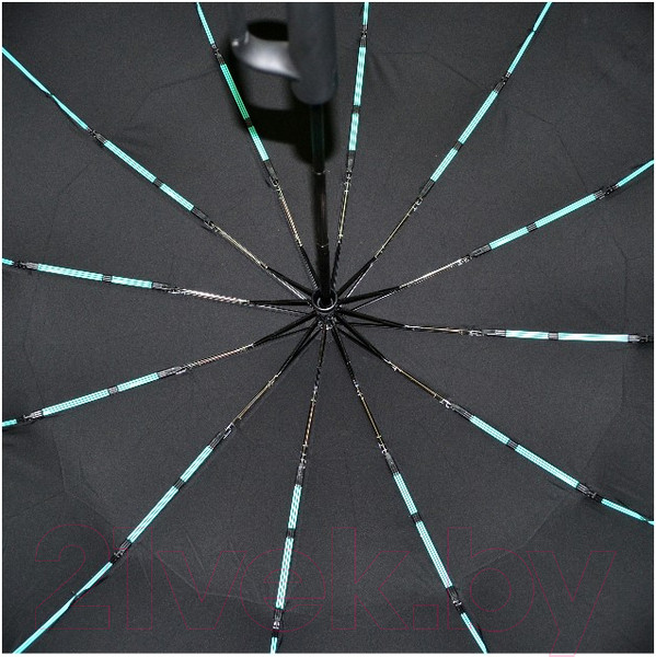 Изображение товара Зонт складной Ame Yoke ОК58-12DR (черный)