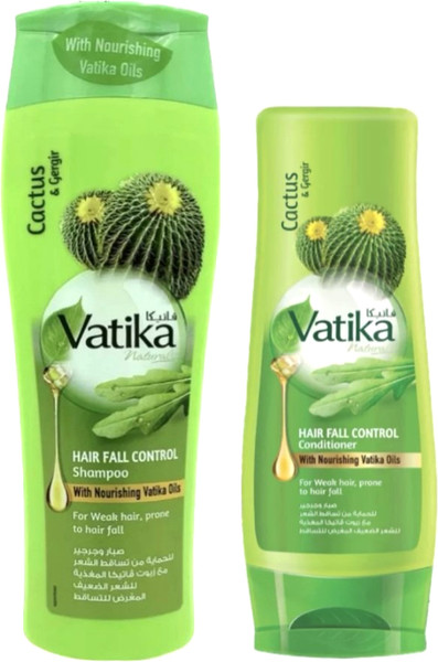Изображение товара Набор косметики для волос Dabur Vatika Против выпадения волос Шампунь+Кондиционер (400мл+200мл)