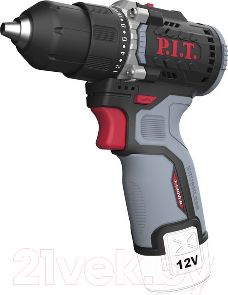 Изображение товара Аккумуляторная дрель-шуруповерт P.I.T PBM12K-10B