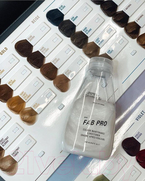 Изображение товара Оттеночный бальзам для волос EVO Labs Fab Pro Colour Maintenance Conditione основа д/индивид цвета (200мл)