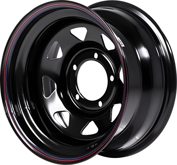 Изображение товара Штампованный диск ORW УАЗ 15x10" 5x139.7мм DIA 110мм ET -44 Black 63B