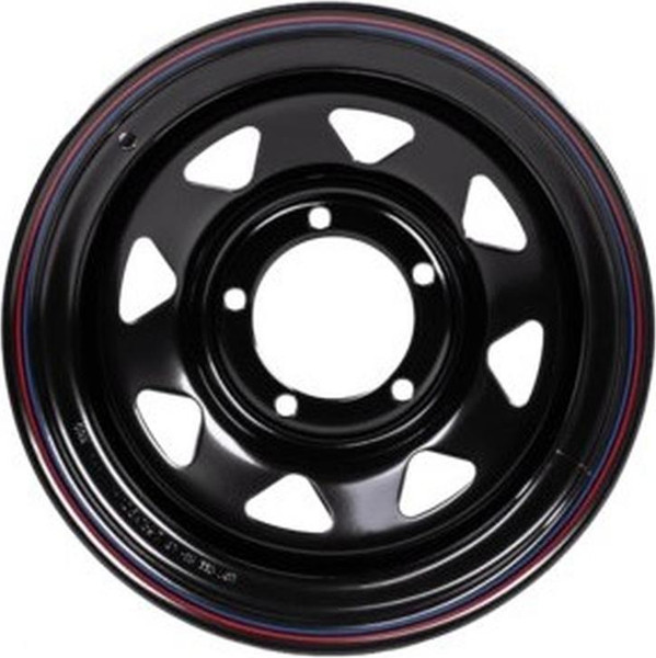 Изображение товара Штампованный диск ORW УАЗ 16x8" 5x139.7мм DIA 110мм ET 15мм Black 89B