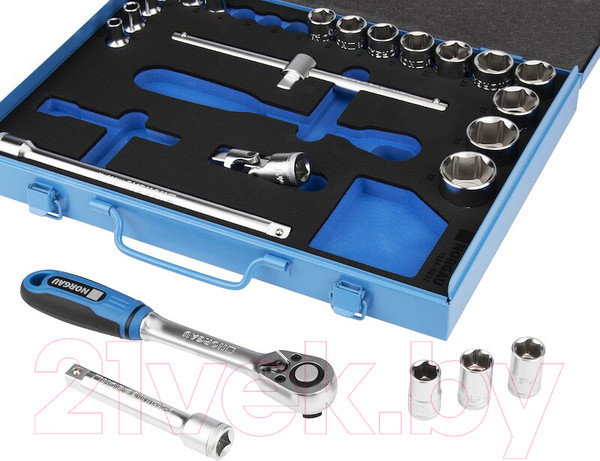 Изображение товара Набор головок слесарных Norgau N1924-S832 / 063793024