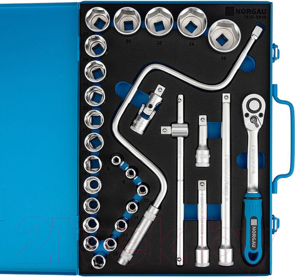 Изображение товара Набор головок слесарных Norgau N1929-S836 / 063793029