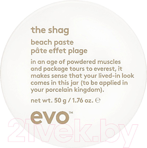 Изображение товара Паста для укладки волос EVO Labs The Shag Beach Paste Текстурирующая (50г)