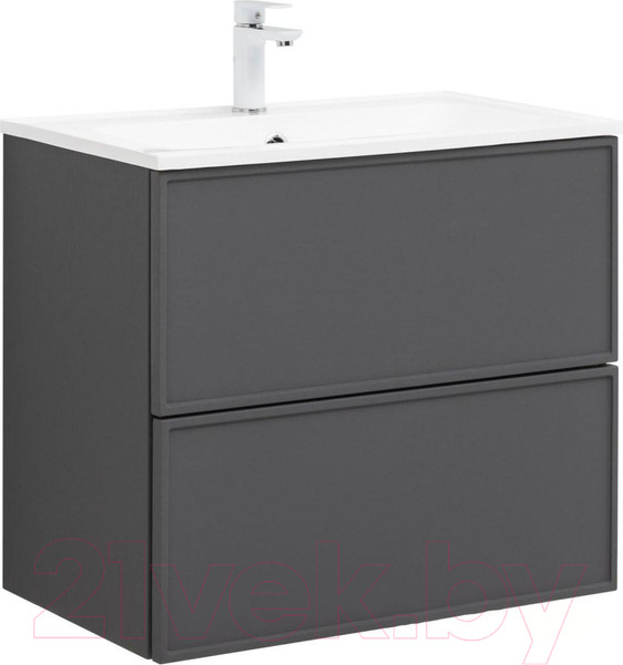 Изображение товара Тумба под умывальник Aquanet Арт 75 / 329064 (ясень графит)