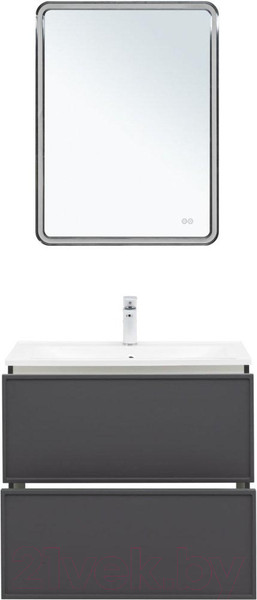 Изображение товара Тумба под умывальник Aquanet Арт 75 / 329064 (ясень графит)