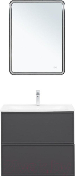 Изображение товара Тумба под умывальник Aquanet Арт 75 / 329064 (ясень графит)