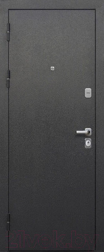 Изображение товара Входная дверь Гарда 9 Серебристый/эмалит белый (86x205, левая)