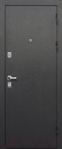 Изображение товара Входная дверь Гарда 9 Серебристый/эмалит белый (86x205, правая)