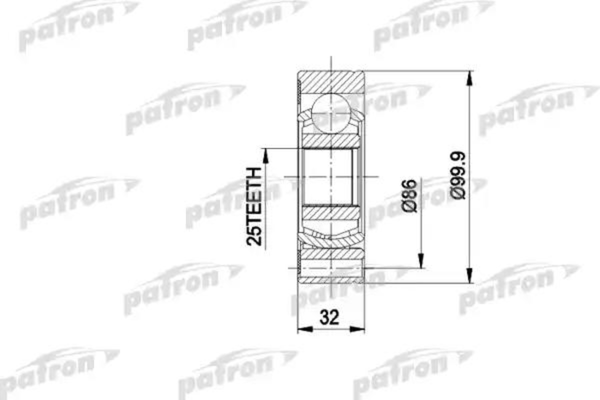 Изображение товара ШРУС Patron PCV1005