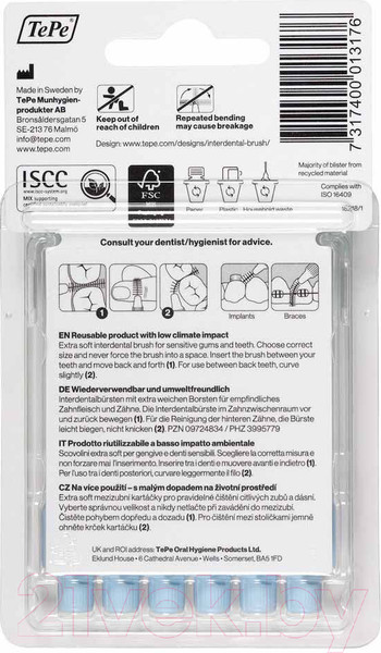 Изображение товара Ершики межзубные TePe Interdental Brush Extra Soft №3 (6шт)