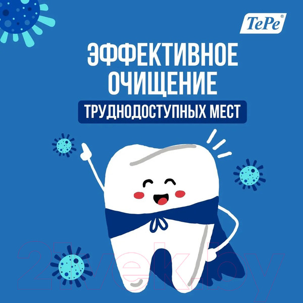 Изображение товара Ершики межзубные TePe Interdental Brush Extra Soft №3 (6шт)