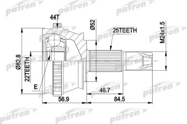 Изображение товара ШРУС Patron PCV1210