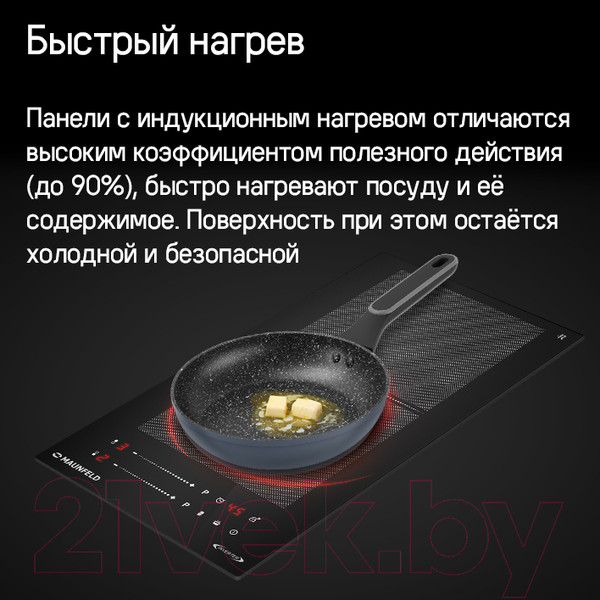 Изображение товара Индукционная варочная панель Maunfeld CVI292S2FBK Inverter