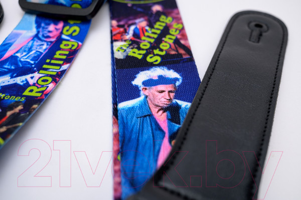 Изображение товара Ремень для гитары Bosstone GS-303B (Rolling Stones)