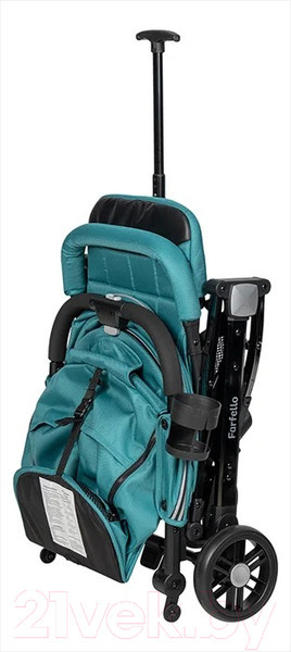 Изображение товара Детская прогулочная коляска Farfello Comfy Go Comfort / CG-307 (аквамарин/черный хром)
